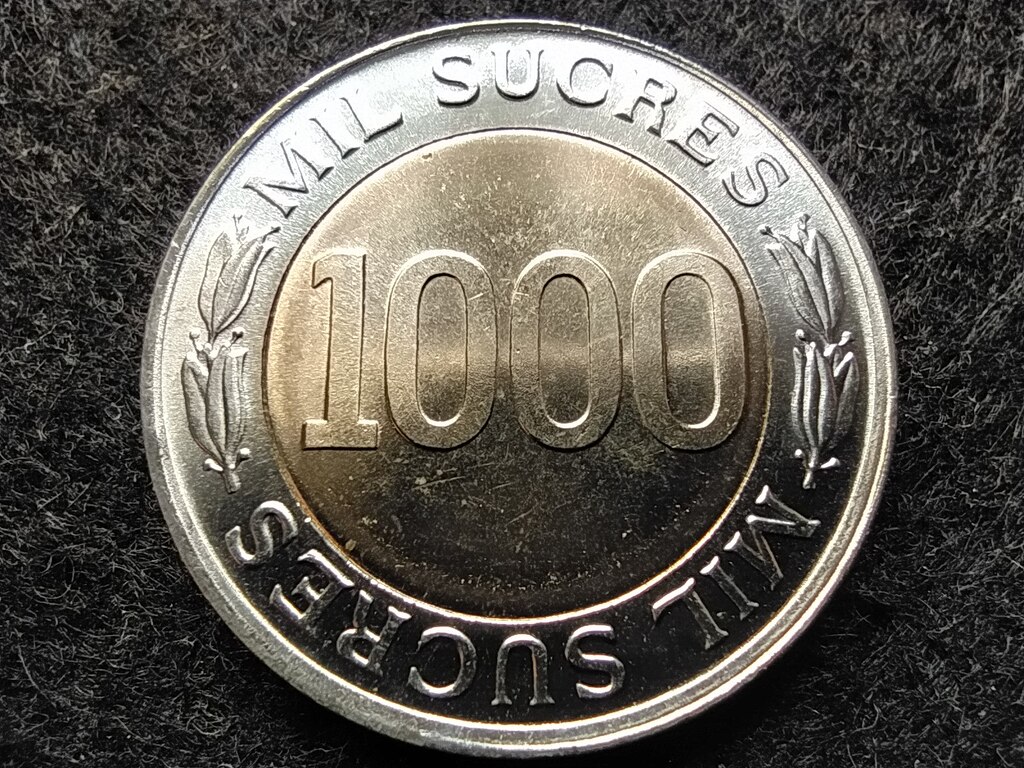 Ecuador K&ouml;zt&aacute;rsas&aacute;g (1830-) 1000 Sucre 