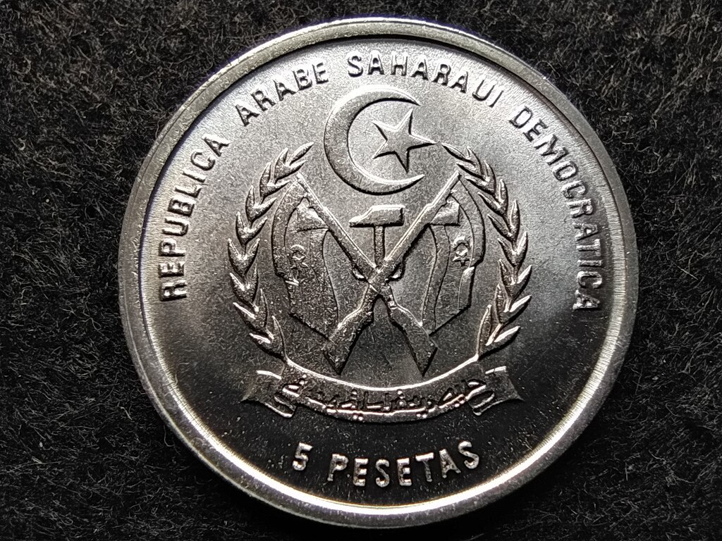 Nyugat-Szahara Szaharai Arab Demokratikus K&ouml;zt&aacute;rsas&aacute;g (1976-) 5 pez&oacute; 