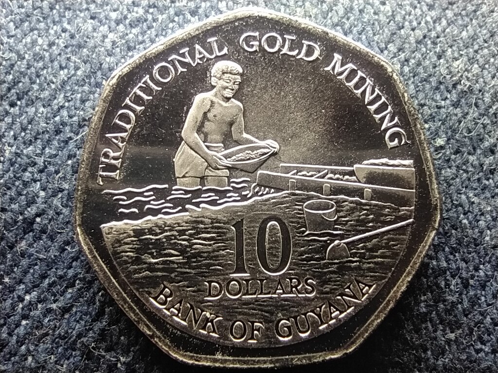 Guyana K&ouml;zt&aacute;rsas&aacute;g (1970-) 10 Doll&aacute;r 