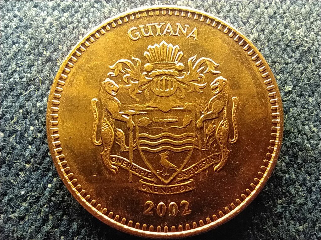 Guyana K&ouml;zt&aacute;rsas&aacute;g (1970-) 5 Doll&aacute;r 