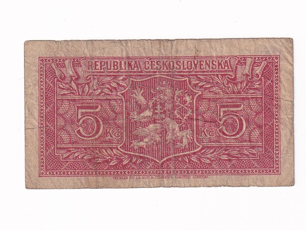 Csehszlov&aacute;kia N&eacute;pk&ouml;zt&aacute;rsas&aacute;g (1948-1960) 5 Korona 
