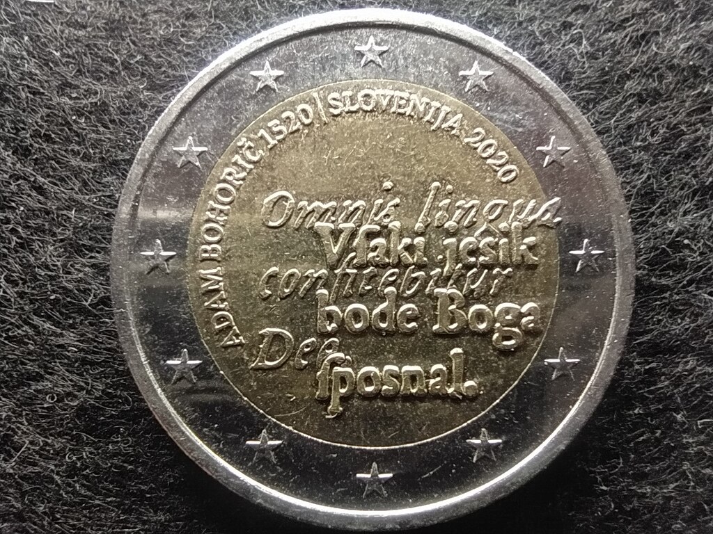 Szlov&eacute;nia Adam Bohorič 2 Euro 