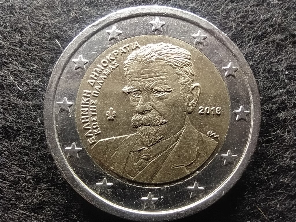 G&ouml;r&ouml;gorsz&aacute;g Kostis Palamas 2 Euro 