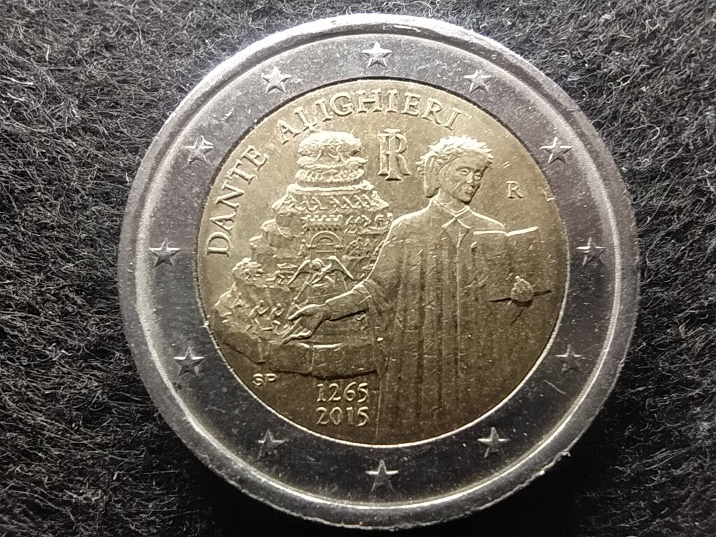 Olaszorsz&aacute;g Dante Alighieri 2 Euro 