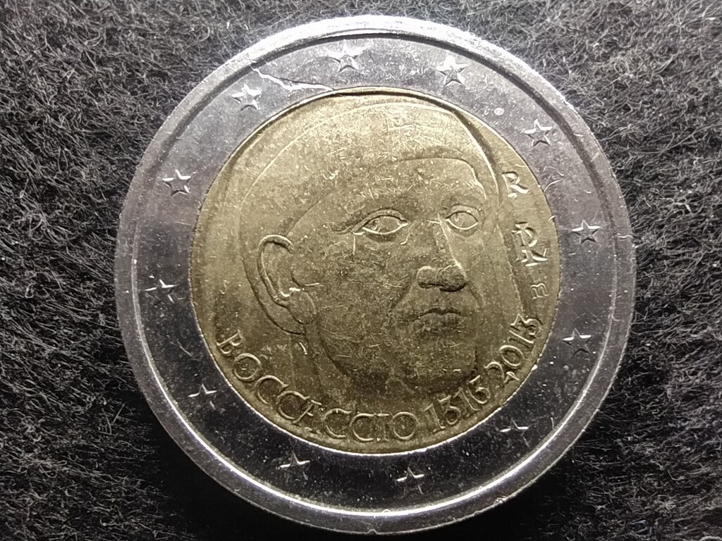 Olaszorsz&aacute;g Giovanni Boccaccio 2 Euro 