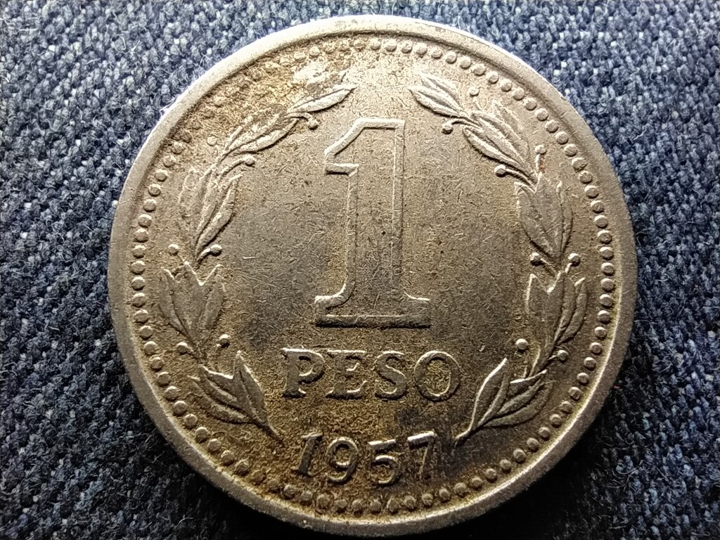 Argent&iacute;na Sz&ouml;vets&eacute;gi tartom&aacute;ny (1861-) 1 Peso 