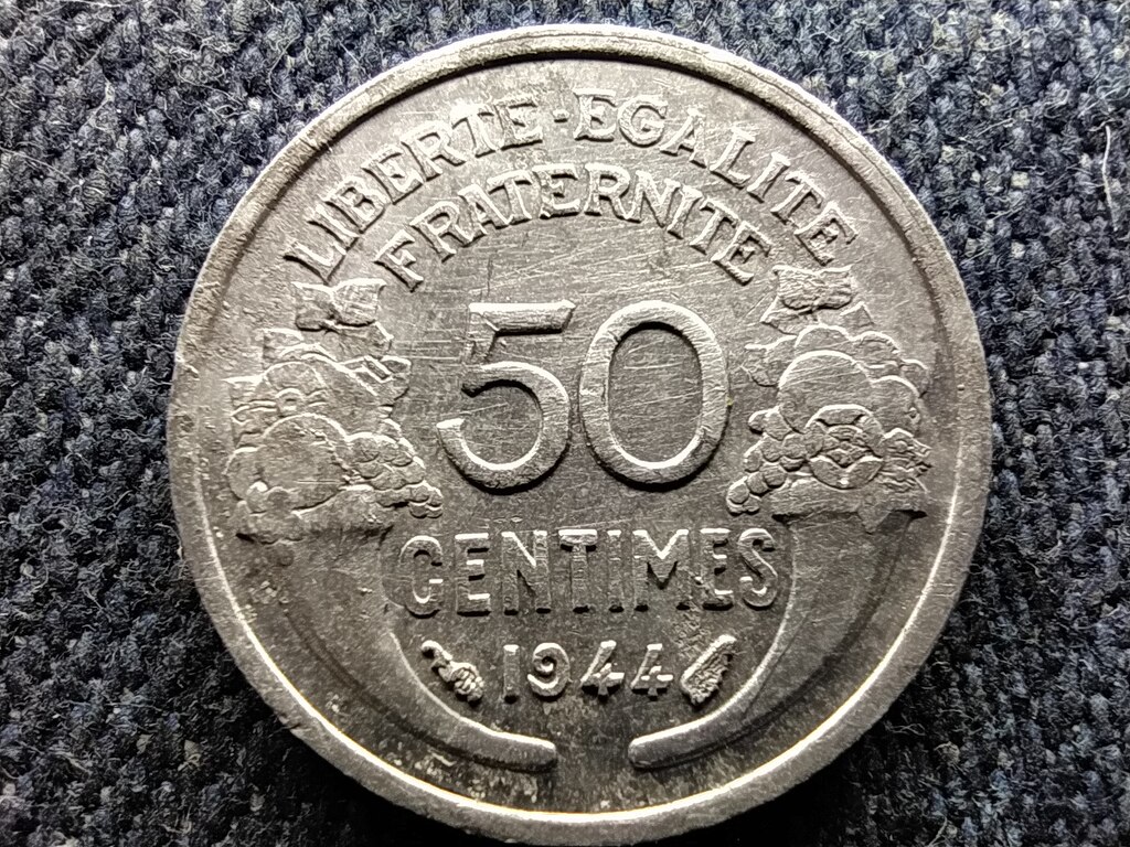 Franciaorsz&aacute;g Vichy &Aacute;llam (1940-1944) 50 Centimes 
