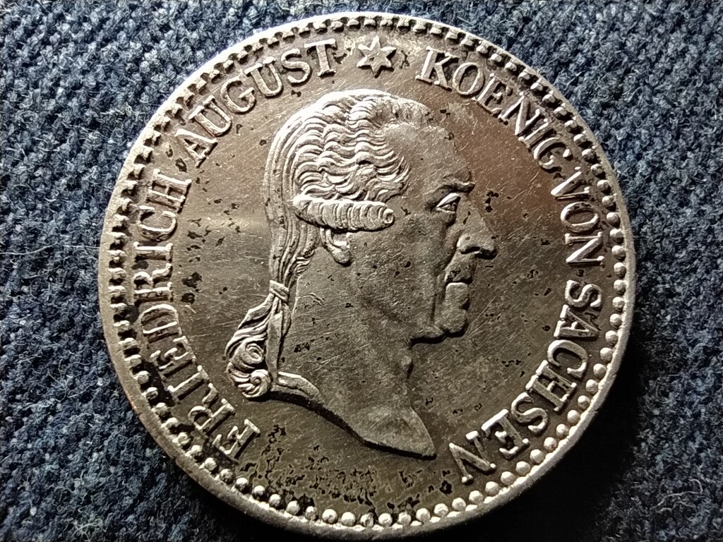 N&eacute;met &Aacute;llamok Sz&aacute;sz Kir&aacute;lys&aacute;g I. Antal (1827-1836) .521 Ez&uuml;st 1/6 tall&eacute;r 