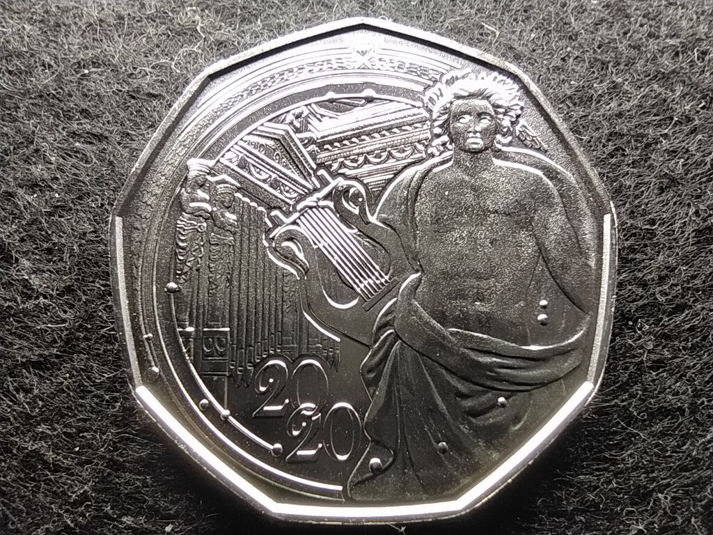 Ausztria &Uacute;j &Eacute;v 2020 .925 Ez&uuml;st 5 Euro 