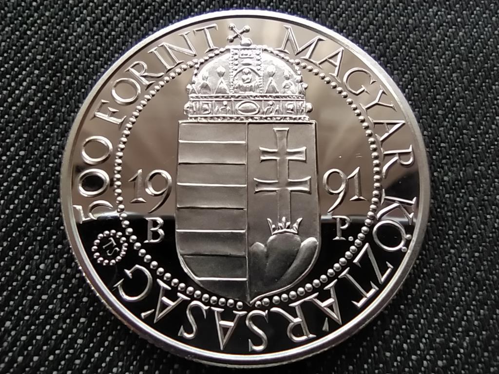 II. J&aacute;nos P&aacute;l p&aacute;pa magyarorosz&aacute;gi l&aacute;togat&aacute;sa .900 ez&uuml;st 500 Forint