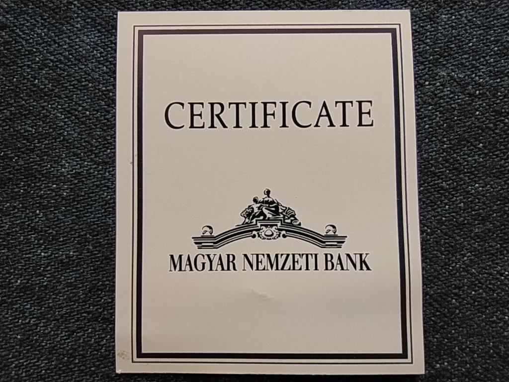 Szent Istv&aacute;n intelmei .986 arany 50000 Forint 6,982g