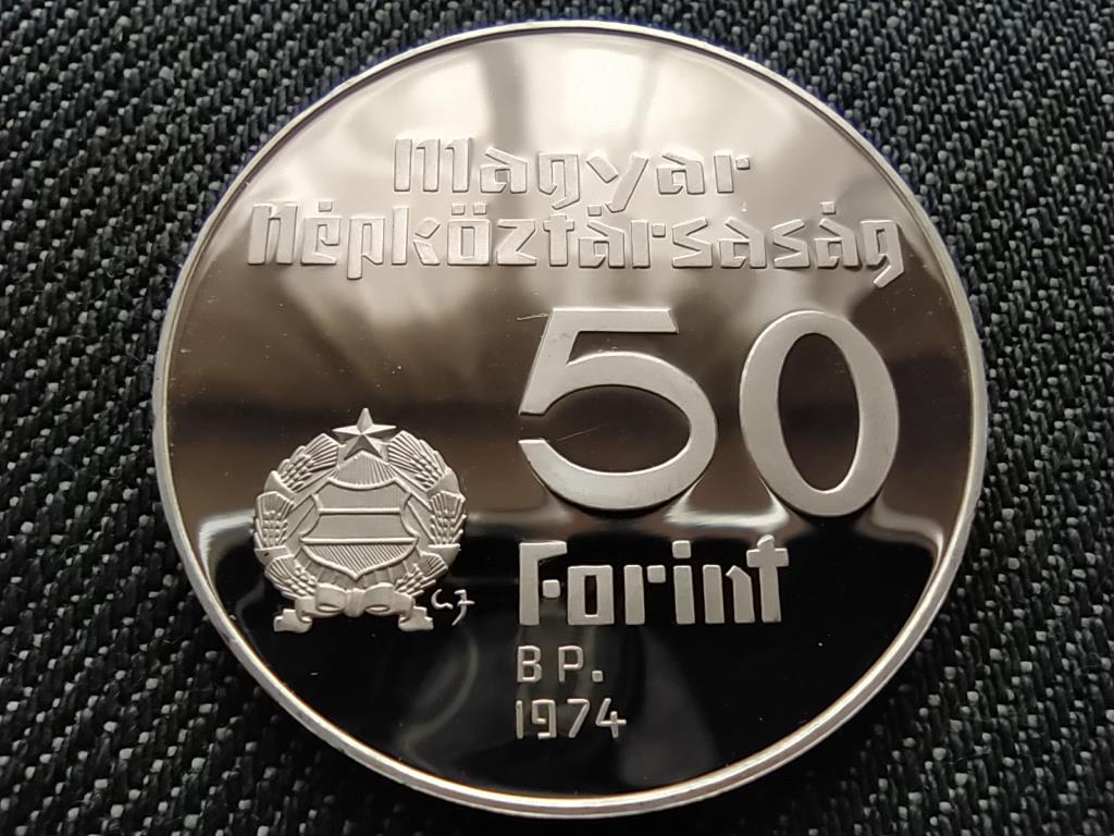 50 &eacute;ves a Magyar Nemzeti Bank .640 ez&uuml;st 50 Forint