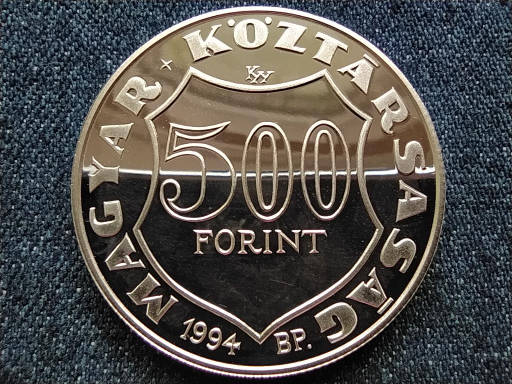 100 &eacute;ve halt meg Kossuth Lajos .925 ez&uuml;st 500 Forint