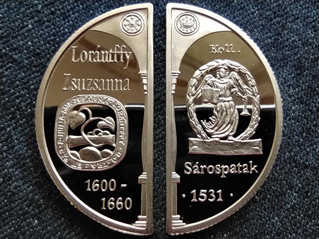 Lor&aacute;ntffy Zsuzsanna sz&uuml;let&eacute;s&eacute;nek 400. &eacute;vfordul&oacute;ja .925 ez&uuml;st 4000 Forint