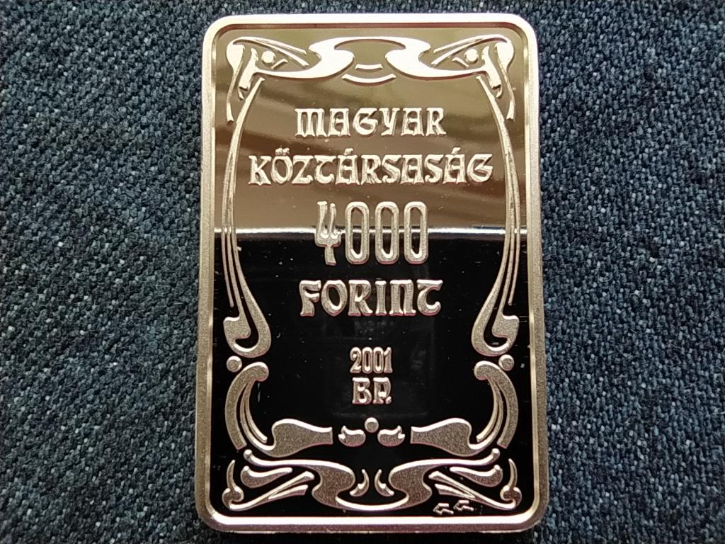 100 &eacute;ves a G&ouml;d&ouml;llői Műv&eacute;sztelep .925 ez&uuml;st 4000 Forint