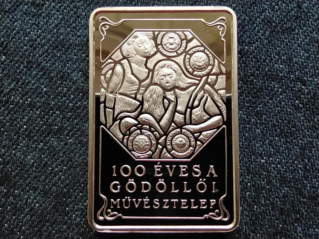 100 &eacute;ves a G&ouml;d&ouml;llői Műv&eacute;sztelep .925 ez&uuml;st 4000 Forint