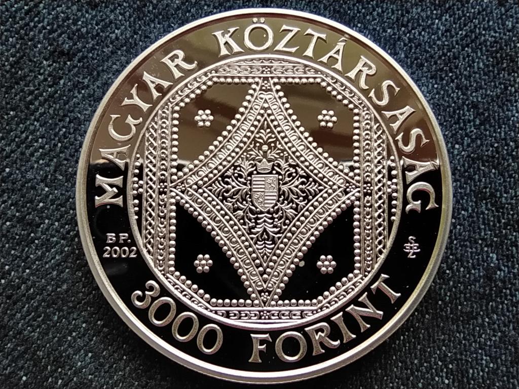 200 &eacute;ves az Orsz&aacute;gos Sz&eacute;ch&eacute;nyi K&ouml;nyvt&aacute;r .925 ez&uuml;st 3000 Forint