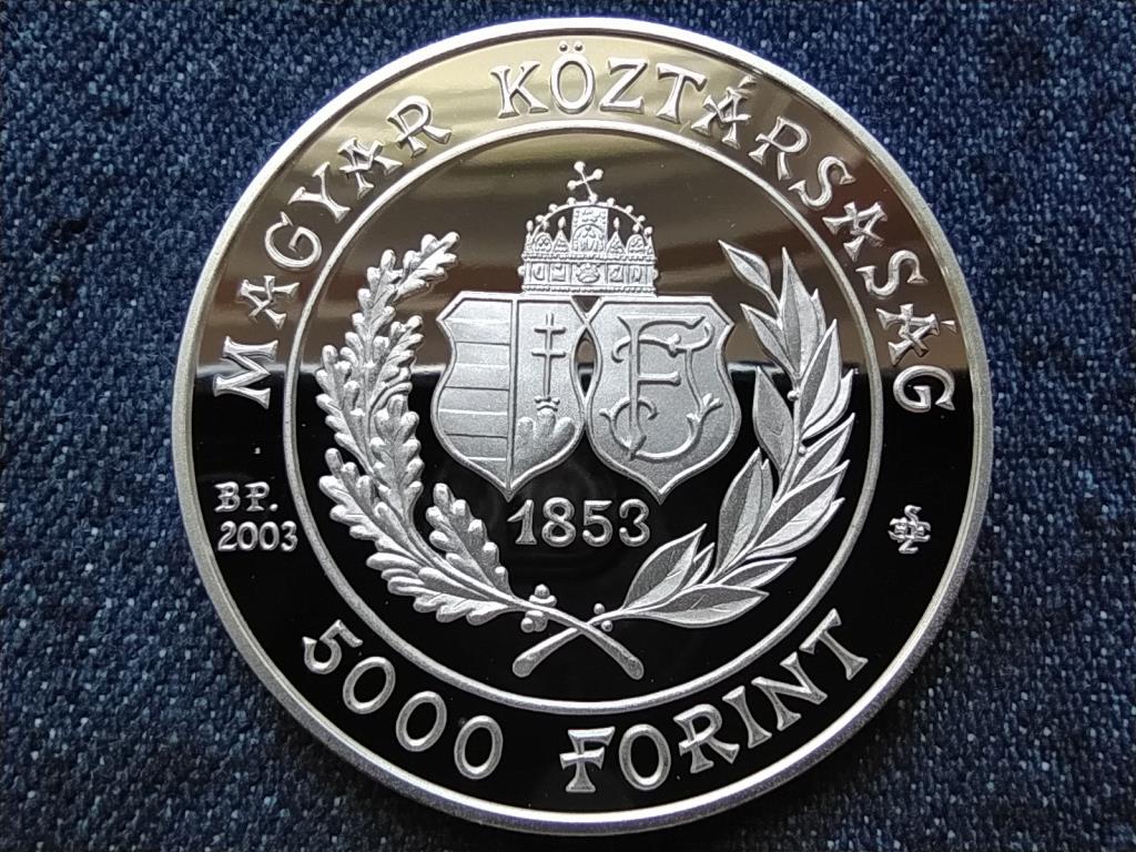 150 &eacute;ves a Budapesti Filharm&oacute;niai T&aacute;rsas&aacute;g .925 ez&uuml;st 5000 Forint