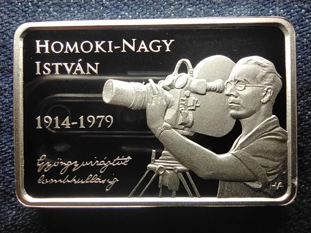 Homoki-Nagy Istv&aacute;n sz&uuml;let&eacute;s&eacute;nek 100. &eacute;vfordul&oacute;ja .925 ez&uuml;st 10000 Forint
