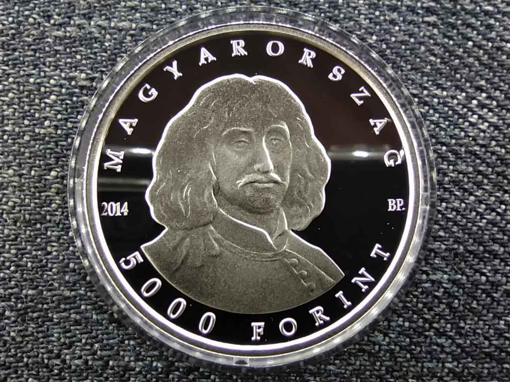 Zr&iacute;nyi Mikl&oacute;s hal&aacute;l&aacute;nak 350. &eacute;vfordul&oacute;j&aacute;ra .925 ez&uuml;st 5000 Forint