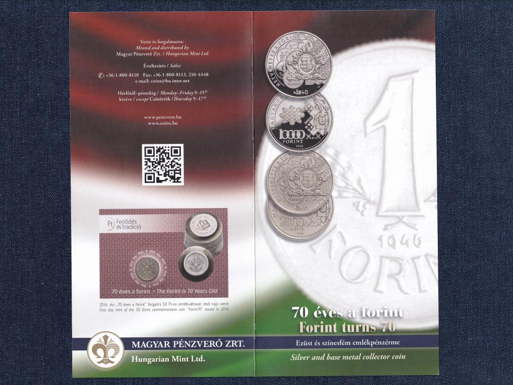 Hetven&eacute;ves a Forint .925 ez&uuml;st 10000 Forint