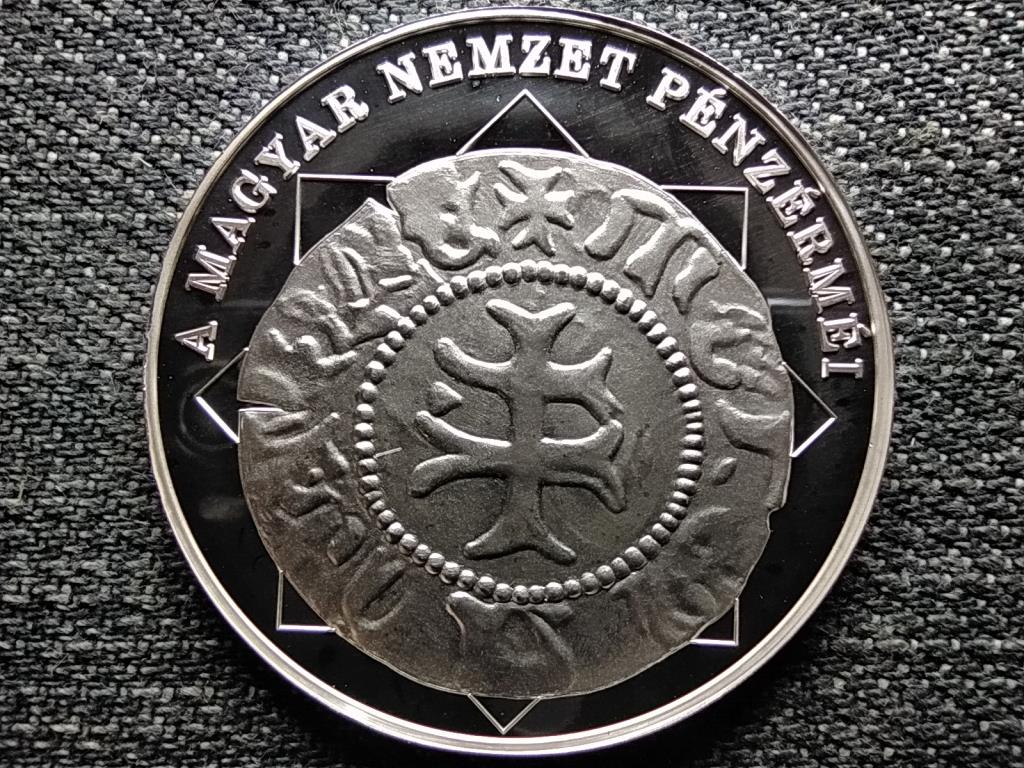 A magyar nemzet p&eacute;nz&eacute;rm&eacute;i M&aacute;ria az első magyar kir&aacute;lynő 1382-1387 .999 ez&uuml;st