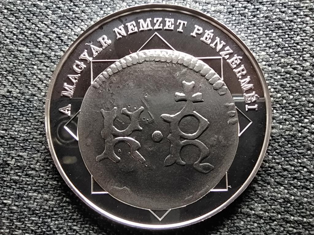 A magyar nemzet p&eacute;nz&eacute;rm&eacute;i Uralkod&oacute; n&eacute;lk&uuml;li p&eacute;nz 1439-1440 .999 ez&uuml;st