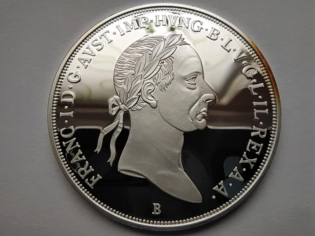 Magyar tall&eacute;rok ut&aacute;nveretben I. Ferenc tall&eacute;rja 1833 .999 ez&uuml;st