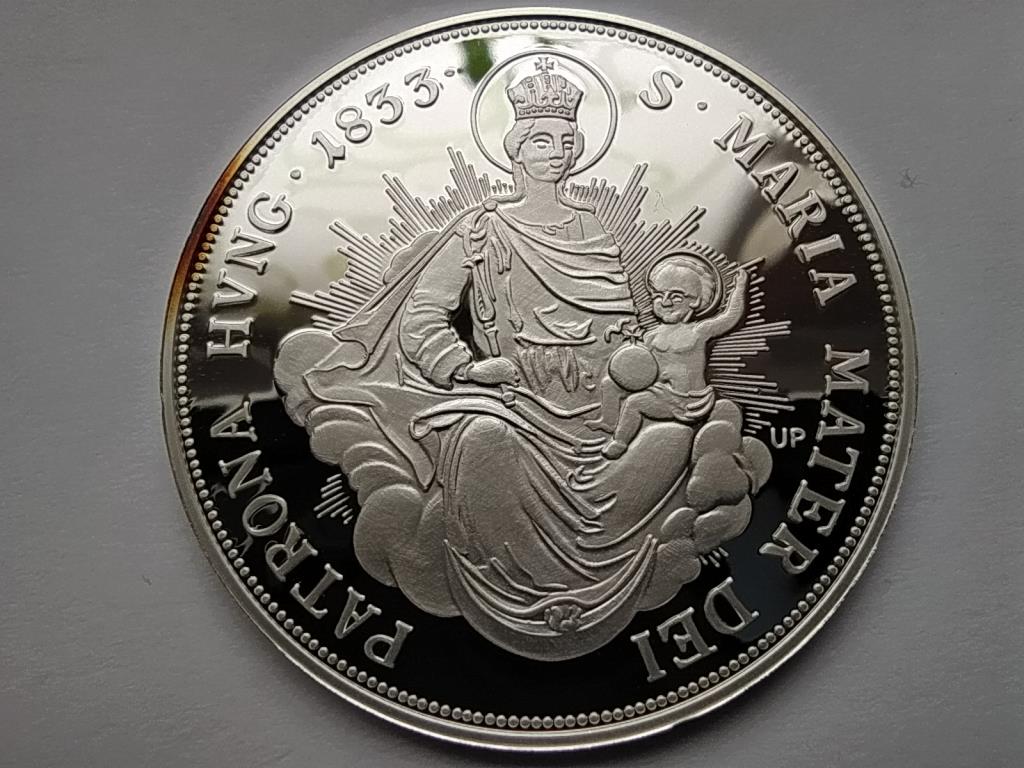Magyar tall&eacute;rok ut&aacute;nveretben I. Ferenc tall&eacute;rja 1833 .999 ez&uuml;st