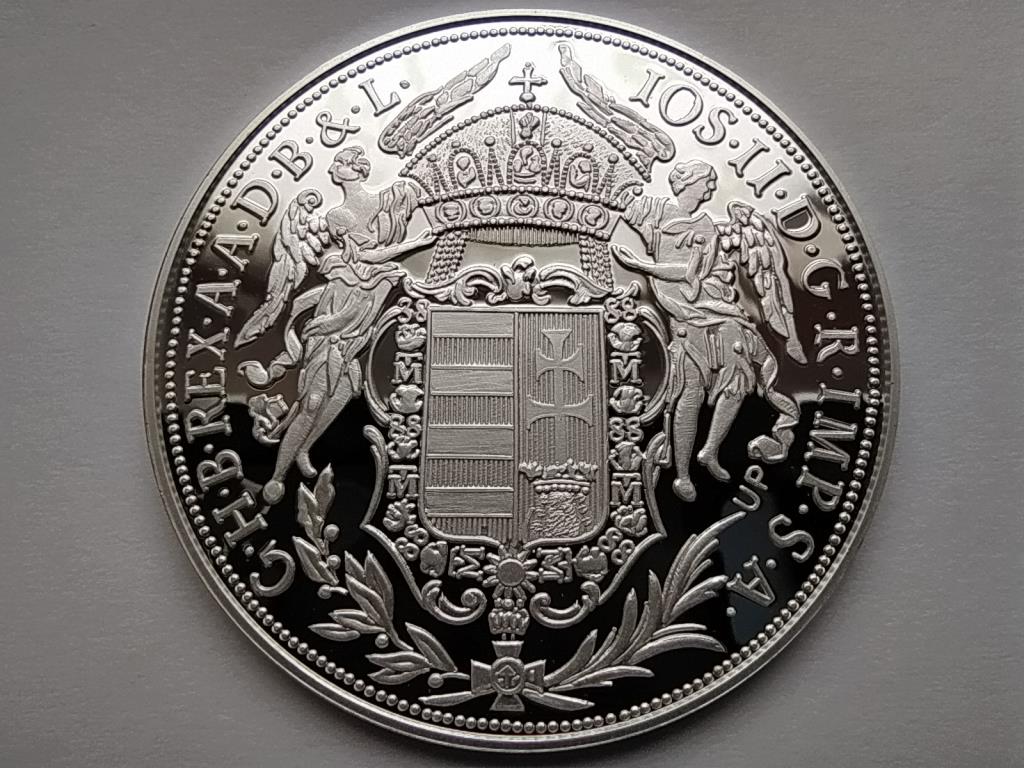 Magyar tall&eacute;rok ut&aacute;nveretben II. J&oacute;zsef tall&eacute;rja 1782 .999 ez&uuml;st