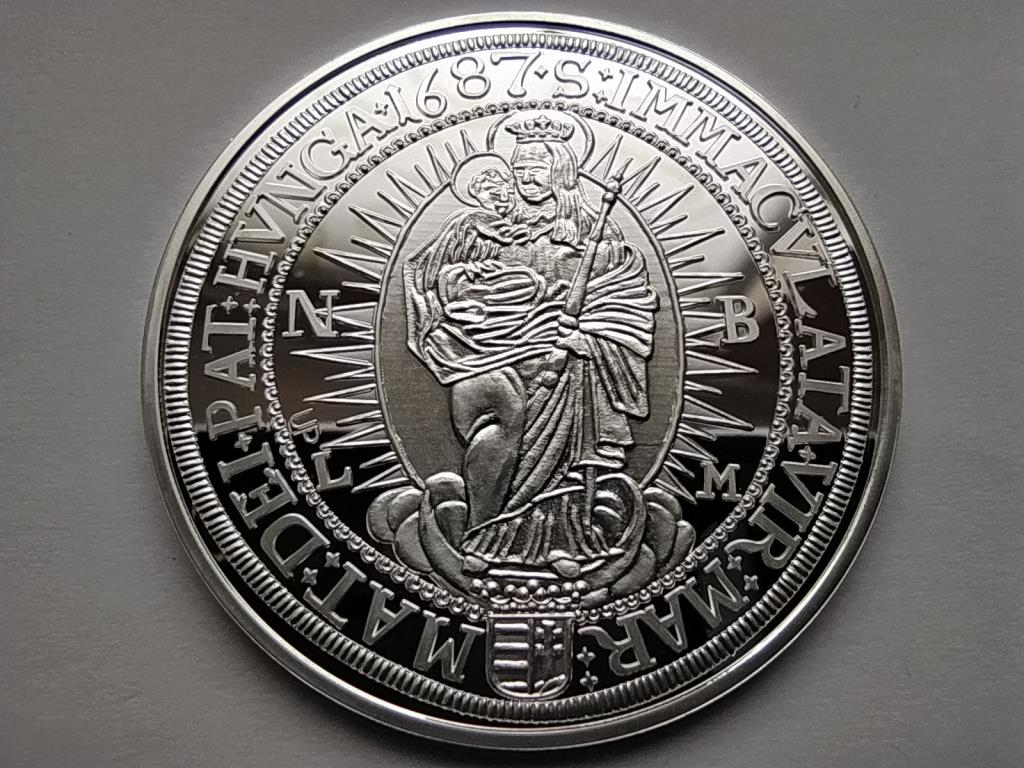Magyar tall&eacute;rok ut&aacute;nveretben I. Lip&oacute;t tall&eacute;rja 1687 .999 ez&uuml;st