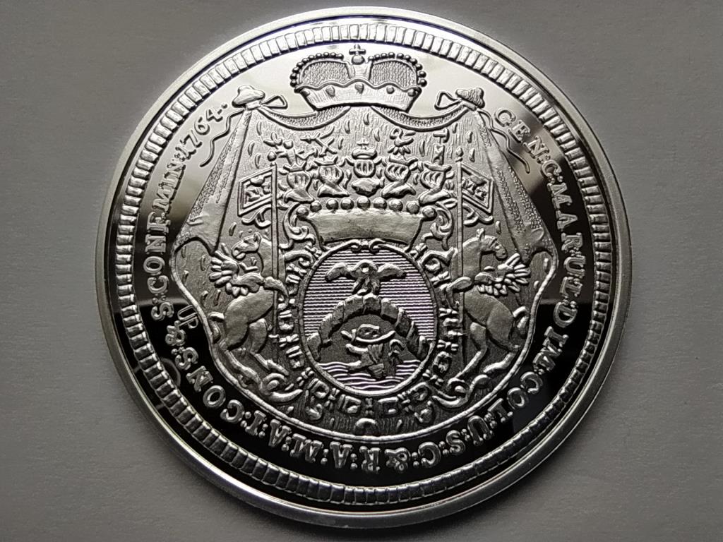 Magyar tall&eacute;rok ut&aacute;nveretben Batthy&aacute;ny K&aacute;roly herceg tall&eacute;rja 1764 .999 ez&uuml;st