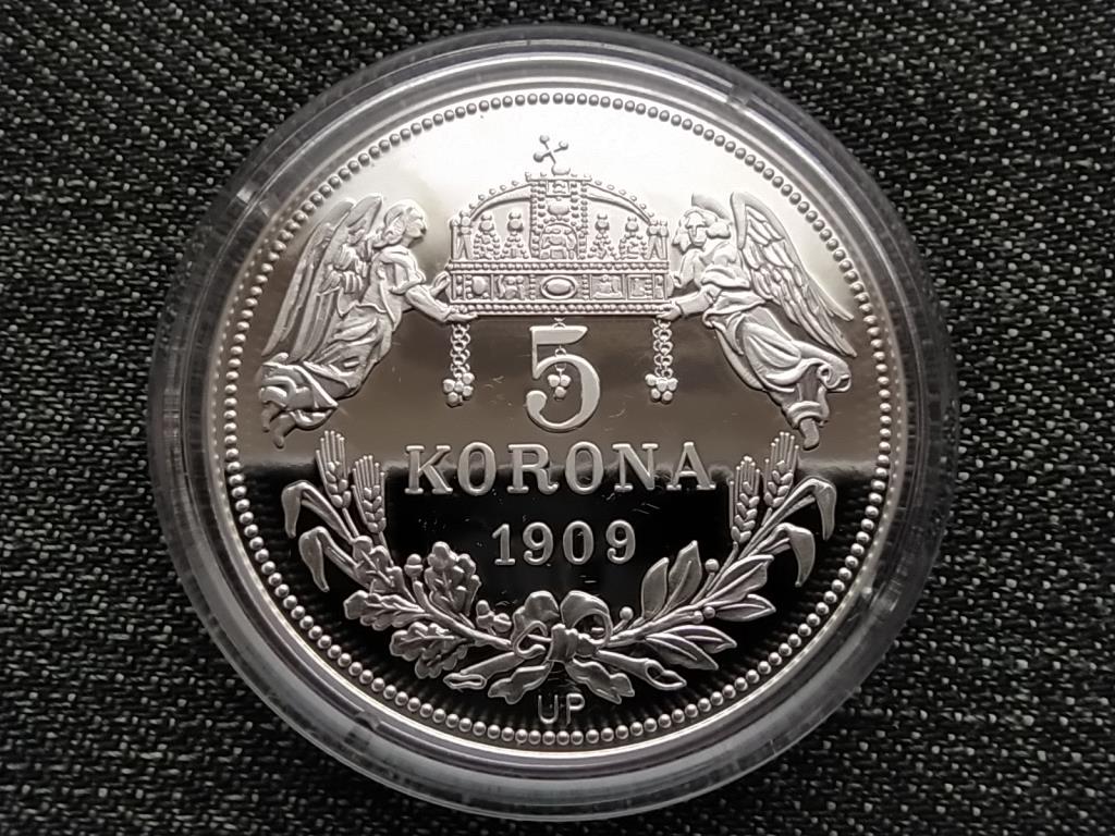 Kir&aacute;lyi Koron&aacute;k Ut&aacute;nveretben Szent Istv&aacute;n 5 korona .999 ez&uuml;st