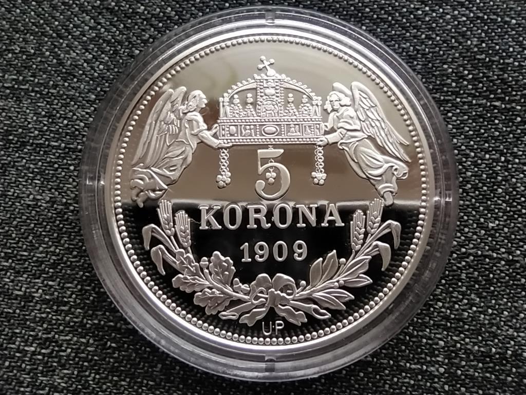 Kir&aacute;lyi Koron&aacute;k Ut&aacute;nveretben III. K&aacute;roly 5 korona .999 ez&uuml;st