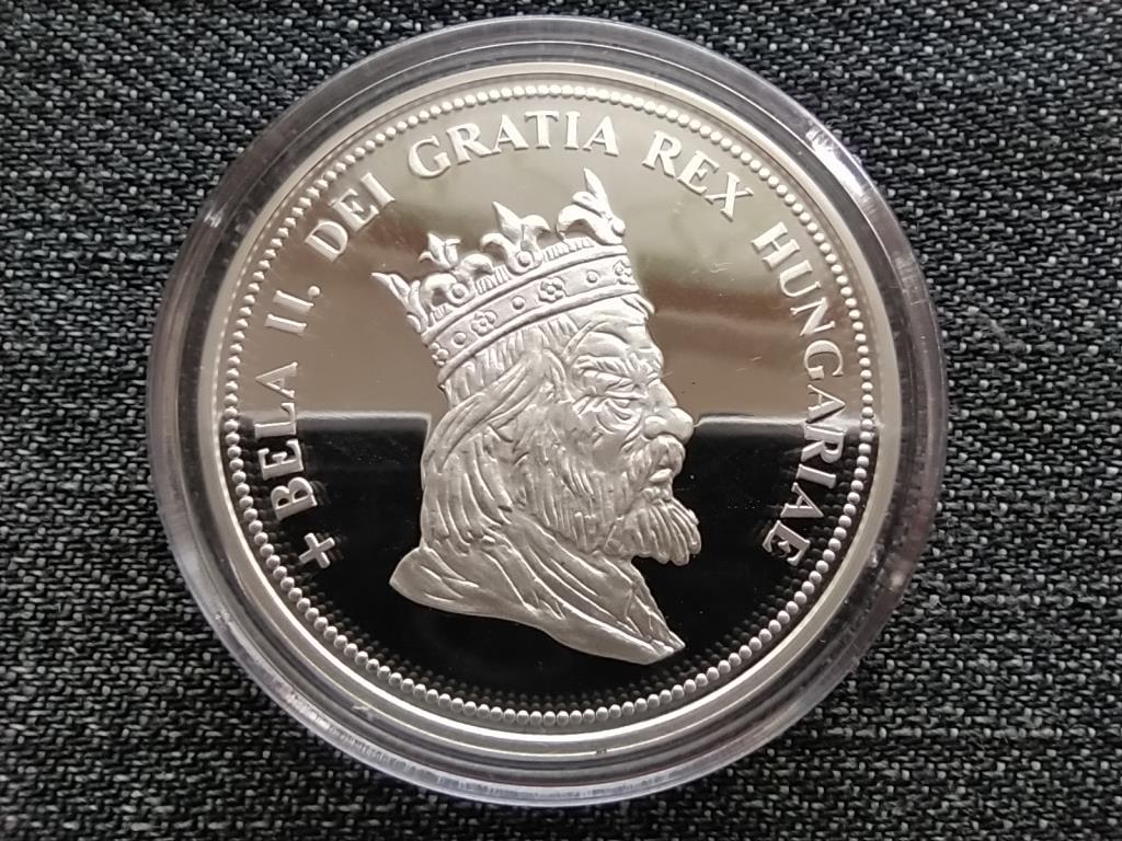 Kir&aacute;lyi Koron&aacute;k Ut&aacute;nveretben II. B&eacute;la 5 korona .999 ez&uuml;st