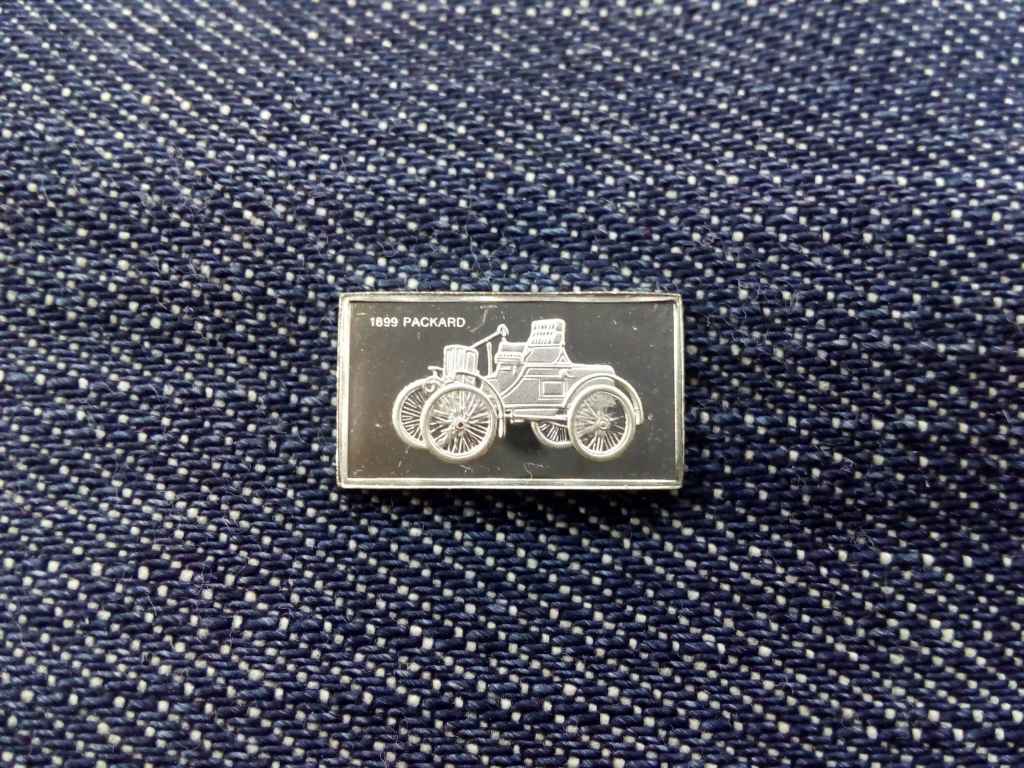 USA Franklin Aut&oacute;s Mini-Ingot Packard 1899 .925 ez&uuml;st