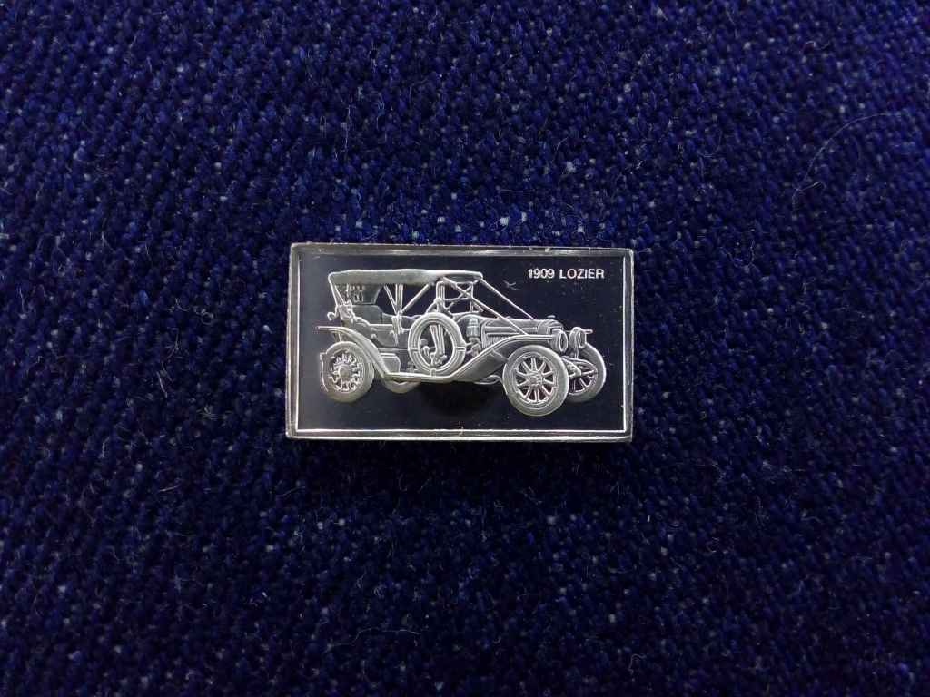 USA Franklin Aut&oacute;s Mini-Ingot Lozier 1909 .925 ez&uuml;st
