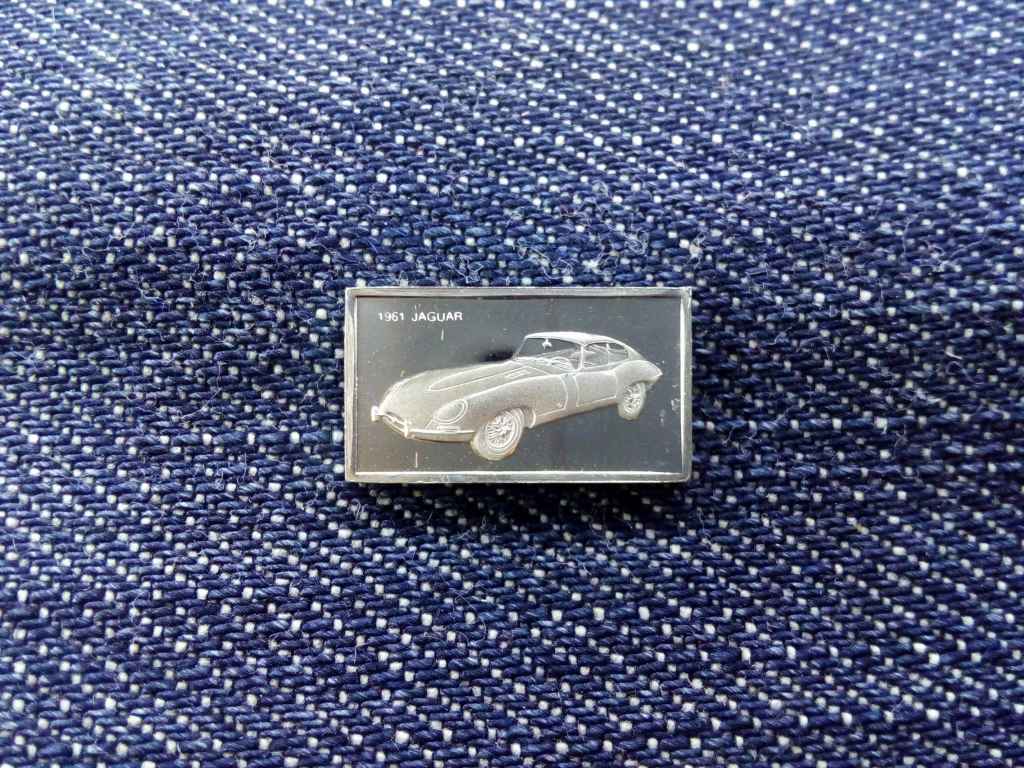 USA Franklin Aut&oacute;s Mini-Ingot Jaguar 1961 .925 ez&uuml;st