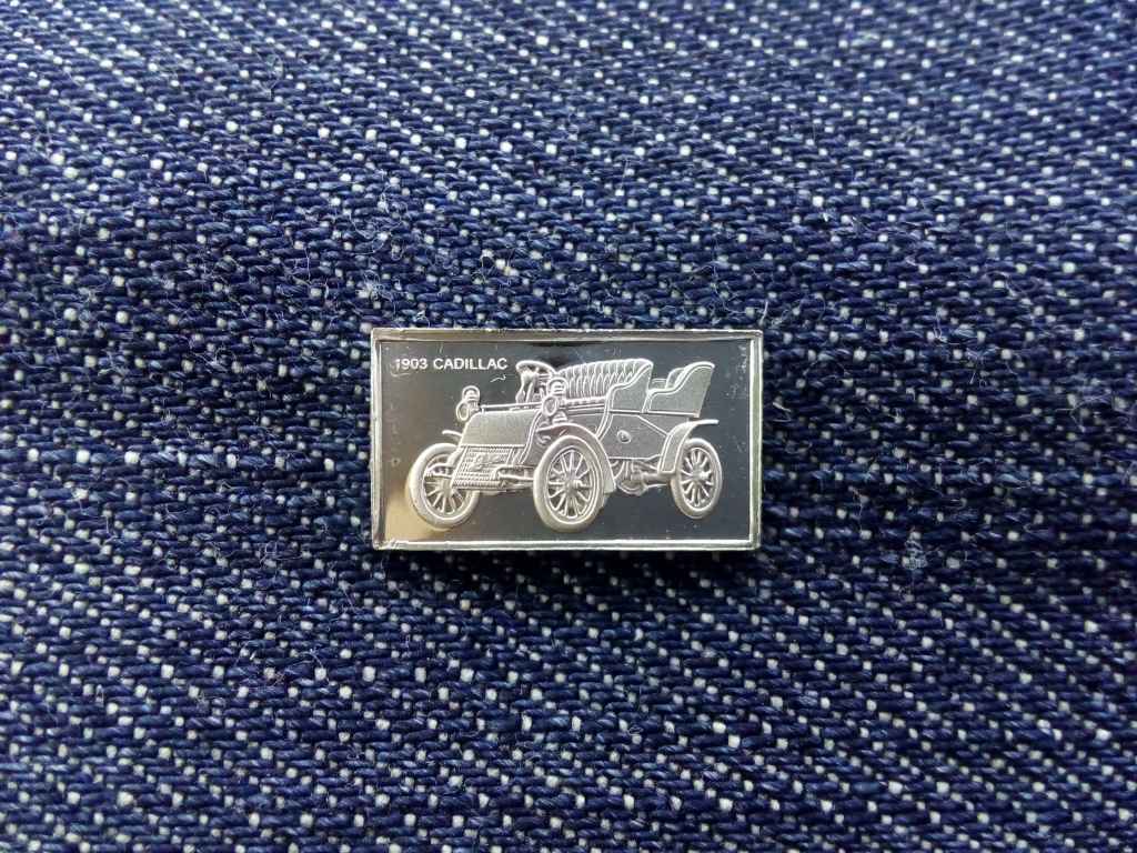 USA Franklin Aut&oacute;s Mini-Ingot Cadillac 1903 .925 ez&uuml;st