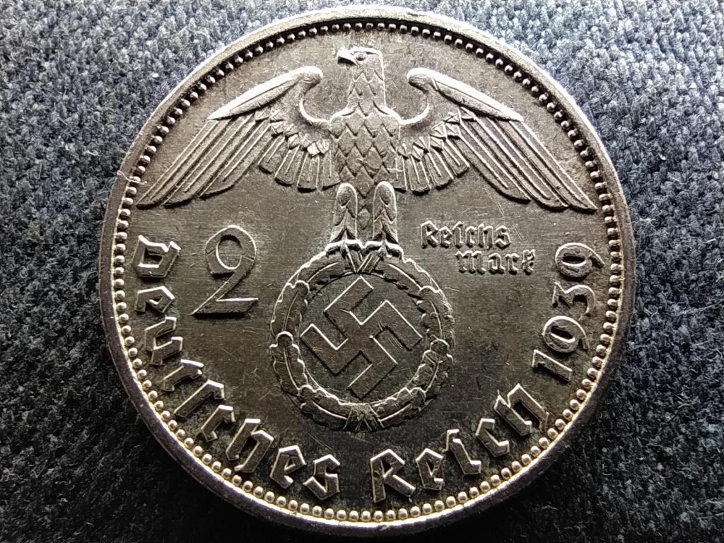 N&eacute;metorsz&aacute;g Horogkeresztes .625 ez&uuml;st 2 birodalmi m&aacute;rka