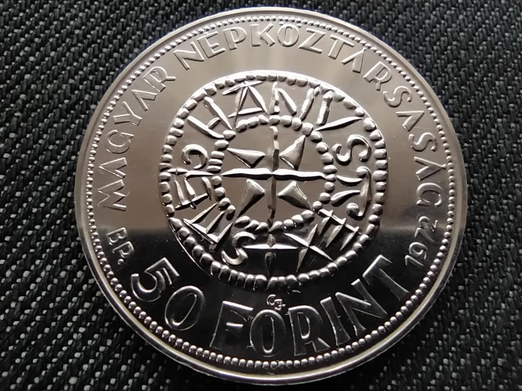 Szent Istv&aacute;n .640 ez&uuml;st 50 Forint
