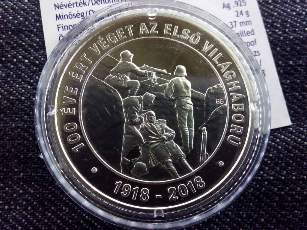 Az első vil&aacute;gh&aacute;bor&uacute; befejez&eacute;s&eacute;nek 100. &eacute;vfordul&oacute;j&aacute;ra .925 ez&uuml;st 10000 Forint