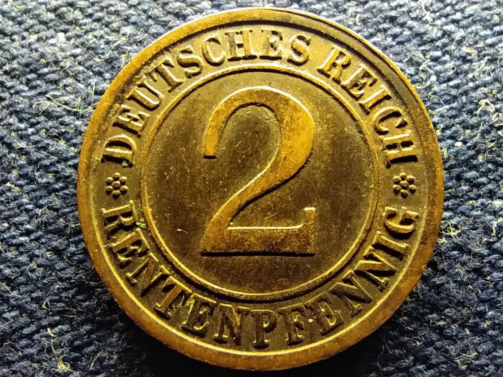 N&eacute;metorsz&aacute;g Weimari K&ouml;zt&aacute;rsas&aacute;g (1919-1933) 2 Rentenpfennig