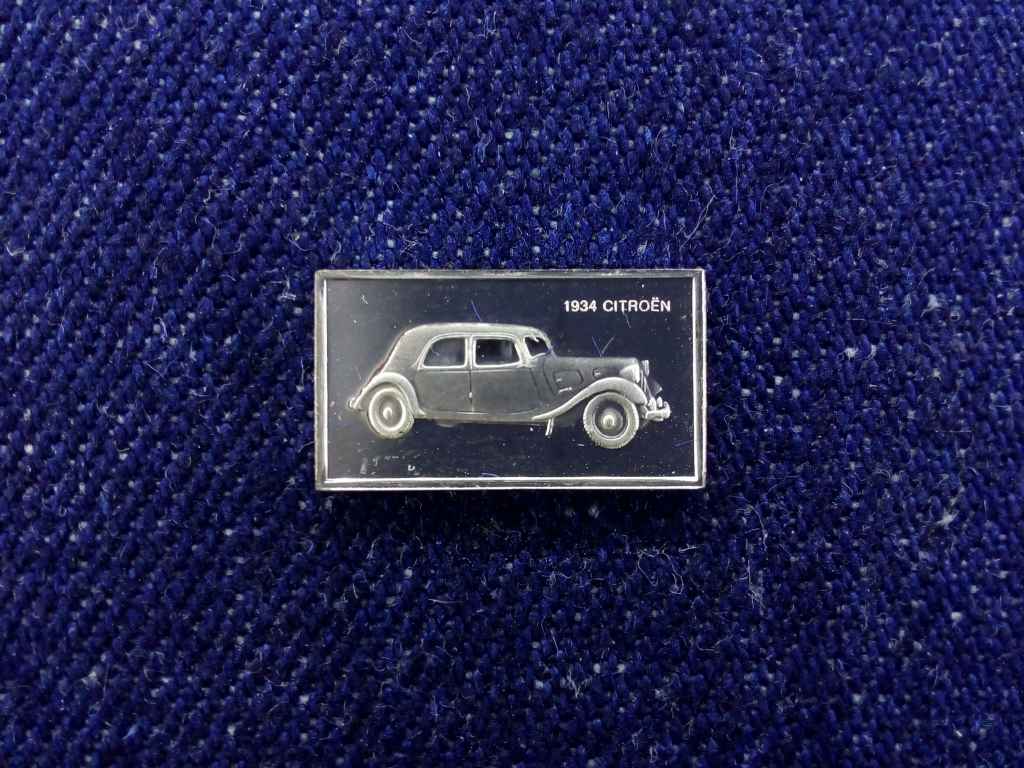 USA Franklin Aut&oacute;s Mini-Ingot Citroen 1934 .925 ez&uuml;st