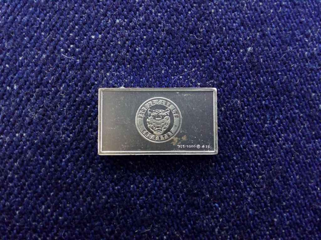 USA Franklin Aut&oacute;s Mini-Ingot Jaguar 1948 .925 ez&uuml;st