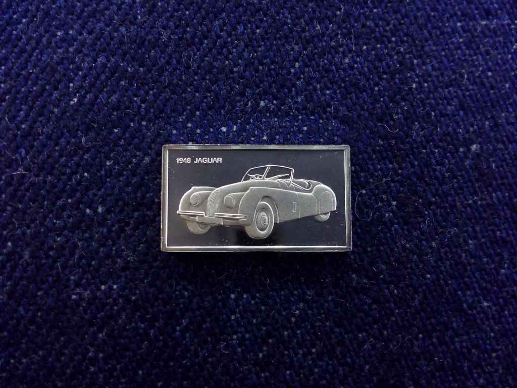 USA Franklin Aut&oacute;s Mini-Ingot Jaguar 1948 .925 ez&uuml;st