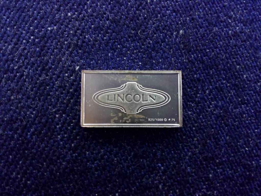 USA Franklin Aut&oacute;s Mini-Ingot Lincoln 1932 .925 ez&uuml;st