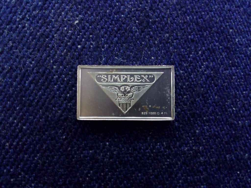 USA Franklin Aut&oacute;s Mini-Ingot Simplex 1911 .925 ez&uuml;st