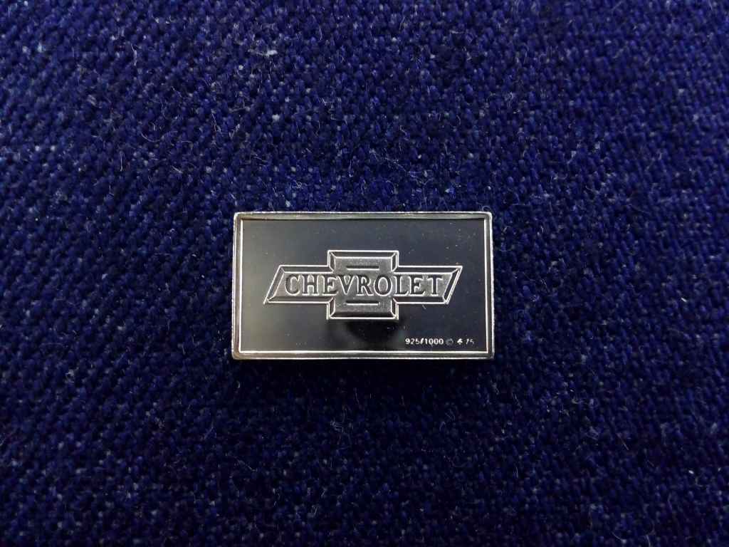 USA Franklin Aut&oacute;s Mini-Ingot Chevrolet 1929 .925 ez&uuml;st