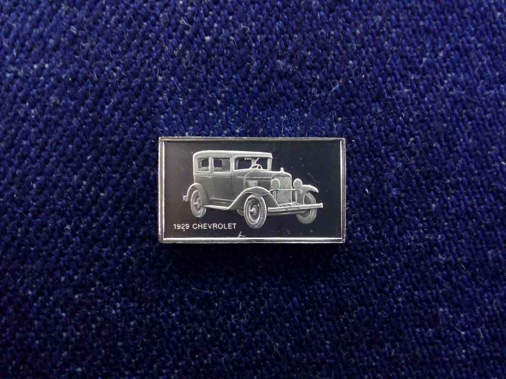 USA Franklin Aut&oacute;s Mini-Ingot Chevrolet 1929 .925 ez&uuml;st